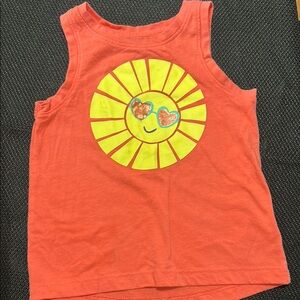 Sunshine Coral Kids Tank Top